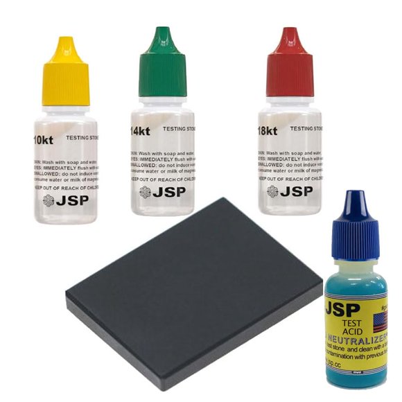 Kit de Prueba Waymil para Oro 10K, 14K y 18K - 12 g - 5 uds