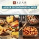 thumbnail image 5 of Juego de contenedores de almacenamiento de alimentos Razab HomeGoods 1.5 L (52 oz) x 2, 5 of 7