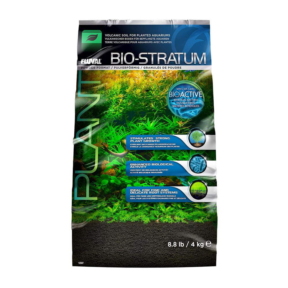 Sustrato Para Acuario Fluval Suelo Volcánico Natural Rico En Minerales