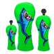 thumbnail image 1 of Funda De Cuero Para Cabeza De Palo De Golf 1 3 5 UT Funda Para Cabeza No. Etiqueta 1 3 UT Verde, 1 of 5