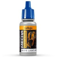 Pintura Lavado Vallejo Gris Claro 17Ml Para Aerógrafo