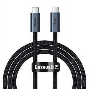 Cable Baseus Series Usb4 Tipo-C A Tipo-C 100W 1Mt
