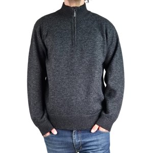 Likeshop - Sweater Hombre Frizado Tejido Cuello Alto Cierre Colores 2097