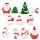 thumbnail image 1 of 11x Figuras En Miniatura Navideñas Adornos En Miniatura De Resina Para Recuerdos De Fiesta, 1 of 2