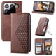 thumbnail image 4 of Funda Flip FOXDOCK para Xiaomi 15 , Estilo Billetera con Diseño Rombo, Correa de Mano y Soporte, Uso Diario, 4 of 6