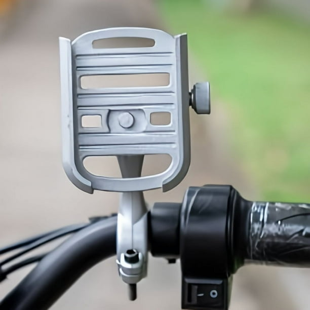 Motorcycle Phone Holder Rearview Mirror Motorcycle Alloy Bracket Electric Car Aluminum Phone Bracket Bicycle Bracket Car Takeaway Navigation Ride