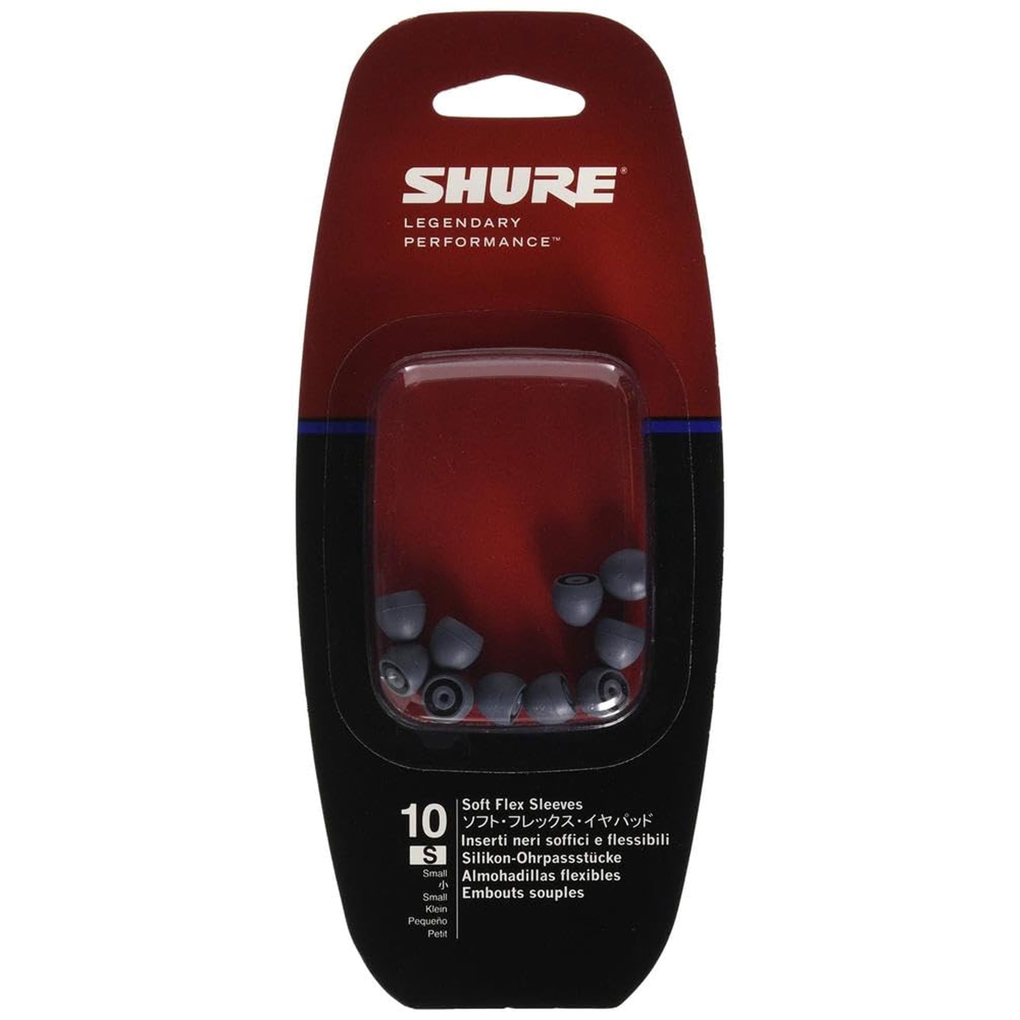 Paquete De 10 Almohadillas Para Auriculares Shure Easfx1 Soft Flex Sleeves Sleeves