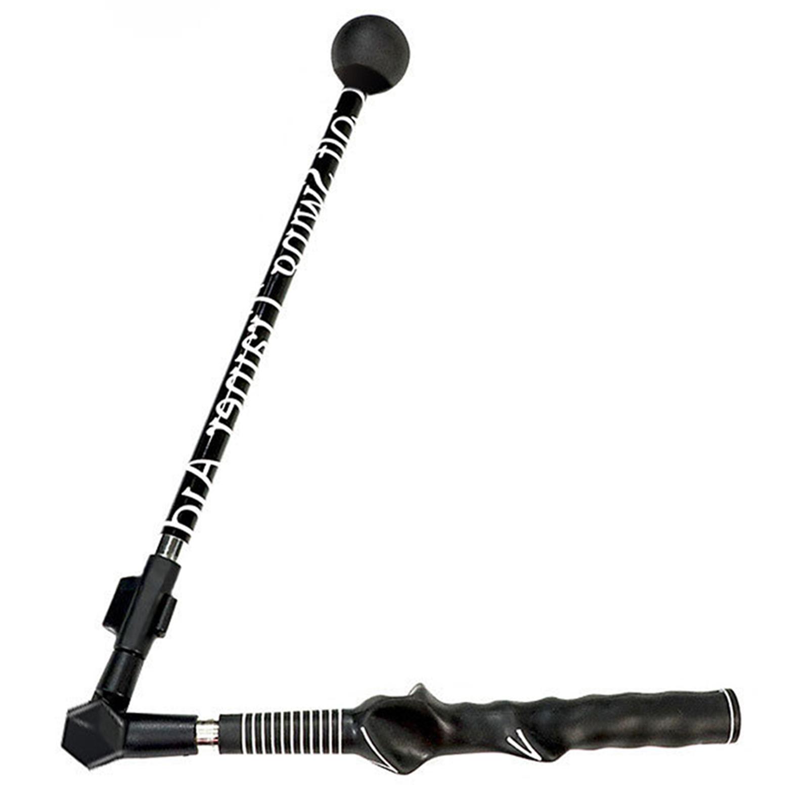 Ioensy - Entrenador De Swing De Golf Corrector De Entrenamiento De Postura Ayuda Brazo Swing Muñeca Negro