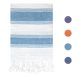thumbnail image 1 of REGALWOVEN Toallas de Playa a Rayas Sobredimensionadas, Toalla de Confort y Secado Rápido para Viajar, Nadar, Acampar Azul Claro 40' x 72', 1 of 7