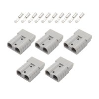 Magideal - Conector De Enchufe 5X, Herramienta Eléctrica De Conector De Batería, Conector Rápido, Conector De Clavija Rápida De 50A, Conectores De Alimentación C