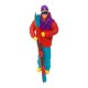 thumbnail image 2 of Resina 1/87 Figuras De Esquí Paisaje Figura Escenas Accesorios Rojo Azul, 2 of 5