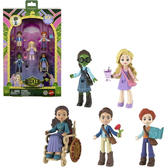 Muñecas Mattel Universal Pictures Los malvados estudiantes de Shiz x5