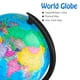 thumbnail image 4 of World Globe Wizdar Wizdar de 10 pulgadas para niños que aprenden a montarlo tú mismo, 4 of 8