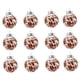 thumbnail image 3 of 12 Bolas Navideñas De 2,4 Pulgadas Con Diseño De Vaca, Multifuncionales, Temática Occidental, Marrón Y Blanco, 3 of 5