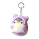 thumbnail image 1 of Creativo Pingüino Mu?eca Llavero Adorable Encantador Colgante Para Coche Hogar Mochila Violeta Oreja Corta, 1 of 5