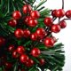 thumbnail image 5 of Bayas rojas, paquete de 30 tallos artificiales de bayas rojas para decoración de árboles de Navidad, manualidades, decoración navideña y del hogar, 10,2 pulgadas, 5 of 7