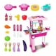 thumbnail image 2 of Maleta De Juguete Cocina Maletin Rosa Didactico 2-1 Niñas, 2 of 5