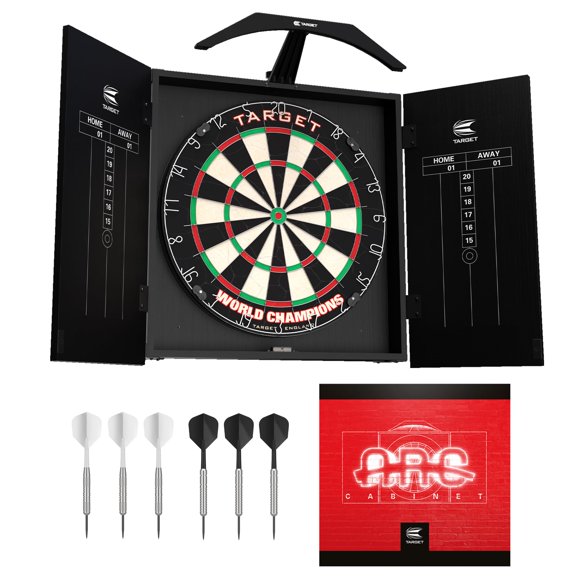 Set de Cabina de Dardos Target Darts Arc con Iluminación