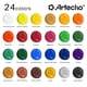 thumbnail image 2 of Set de pintura acrílica Artecho de 24 colores de 59 ml con 12 pinceles, 2 of 6