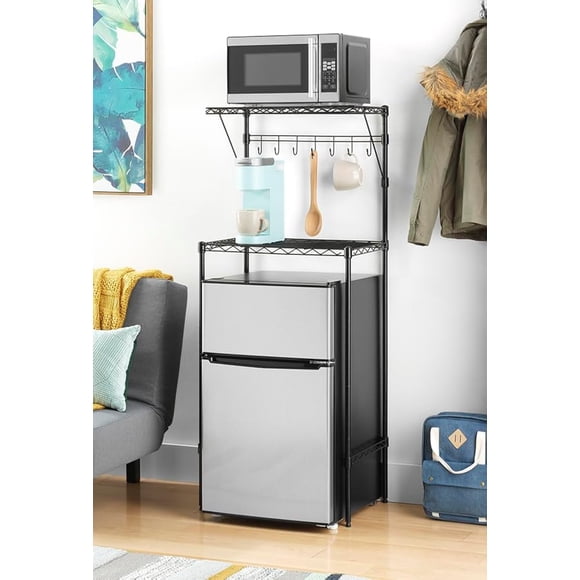 Repisa sobre el refrigerador Whitmor Supreme para minirefrigerador