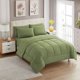 thumbnail image 1 of Set de edredón Sweet Home Collection Sage Twin, 5 piezas, 1 of 6