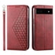thumbnail image 1 of Funda Flip FOXDOCK para Google Pixel 6A , Estilo Billetera con Diseño Rombo, Correa de Mano y Soporte, Uso Diario, 1 of 6