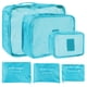 thumbnail image 1 of 6pcs Set Travel Suitcase Organizer Bags, Luggage Packing Cubes For Travel Organizer, Shoe Clothes Luggage Storage Bags,, 1 of 3