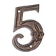 thumbnail image 2 of Placa De Puerta De Dígitos De Metal Número De Dirección Signo Placa De Puerta 5, 2 of 5