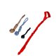 thumbnail image 4 of Perro Al Aire Libre Bungee Colgante Juguete Interactivo Durable Tugger Tether Tug Juguete Rojo, 4 of 5