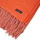 thumbnail image 3 of Poncho Artesanal 100% Lana - Largo - Naranja Oscuro, 3 of 3