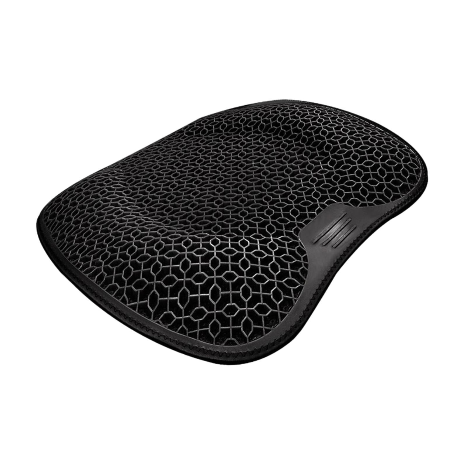 Magideal - Cojín De Gel Refrescante Para Asiento, Cojín De Verano Para Silla, Ligero Para Silla De Oficina Para Coche, Para Estar Sentado Durante Largos Negro