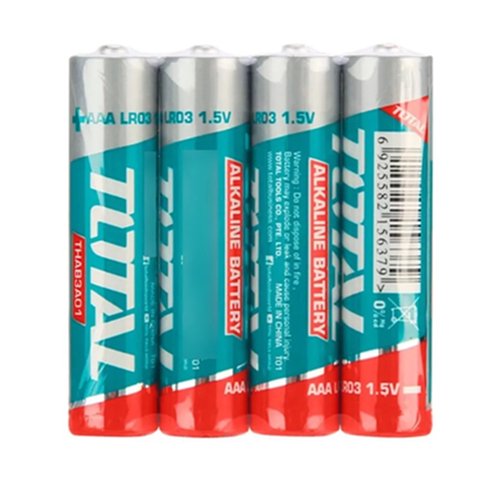 Total Tools - Pilas Aaa 1.5V Alcalina 4 Unidades Total Thab3A01