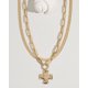thumbnail image 4 of Collar James Michelle con Cadena Gruesa y Cruz para Mujer, 4 of 5