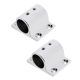 thumbnail image 1 of 2 Piezas De Accesorios De Montaje De Base Rectangular De 90 Grados Para Tubo De 1", 1 of 3