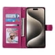 thumbnail image 3 of Funda Para Iphone 15 Pro Max– Cuero Premium, 3 Ranuras Para Tarjetas, Protección Contra Impactos, 3 of 5