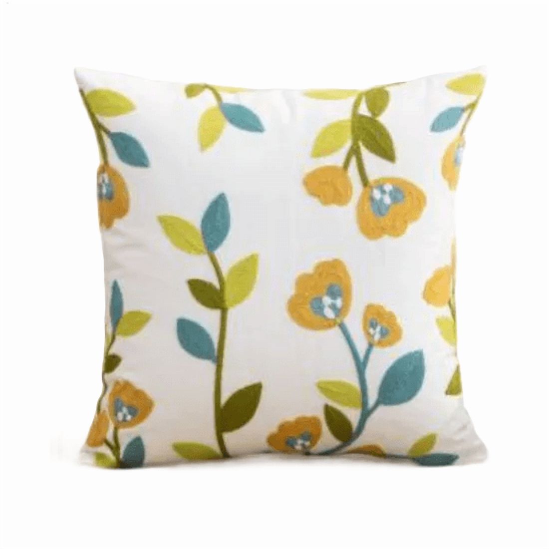 Genérico - Fundas De Cojines Bordadas A Elección 45X45 Diseño 54 Color Blanco