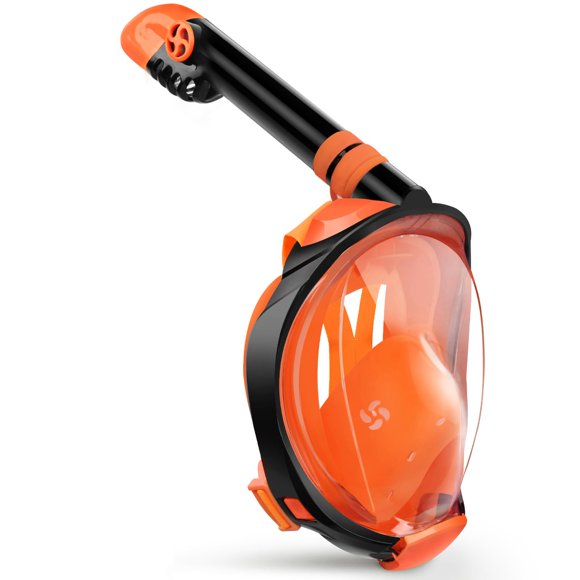 Máscara de snorkel de cara completa Greatever G2 con sistema Dry Top