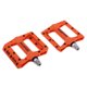 thumbnail image 5 of Pedales de bicicleta de 1 par sellados pedal de rodamiento pedal de poliamida naranja, 5 of 5