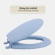 thumbnail image 5 of Asiento de inodoro Achim Fantasia, vinilo blando, 43 cm, color azul claro, 5 of 7
