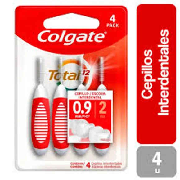 Colgate Cepillos Interdentales 0,9mm 4u