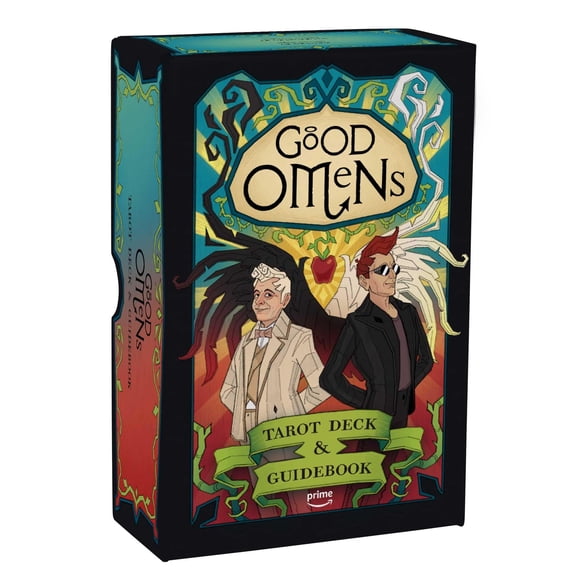 Baraja de tarot Good Omens con libro guía
