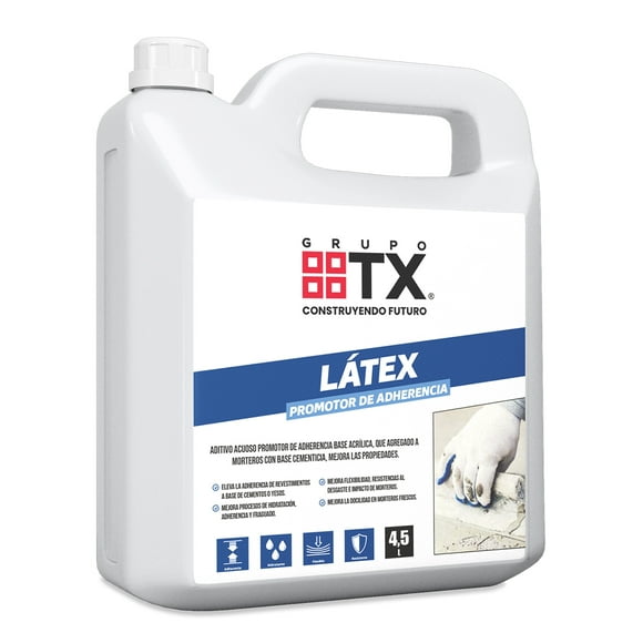 Promotor de Adherencia Látex para Estuco 4,5 LT