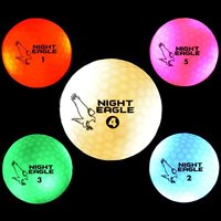 Blinkee - Pelota De Golf Led Que Parpadea, Color Rojo, Estándar, Tamaño 1 Unidad