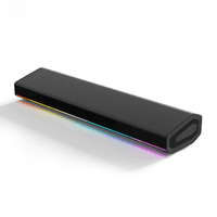 Novystor - Barra De Sonido Parlante Inalámbrico 5.3 Negro + Luces Rgb