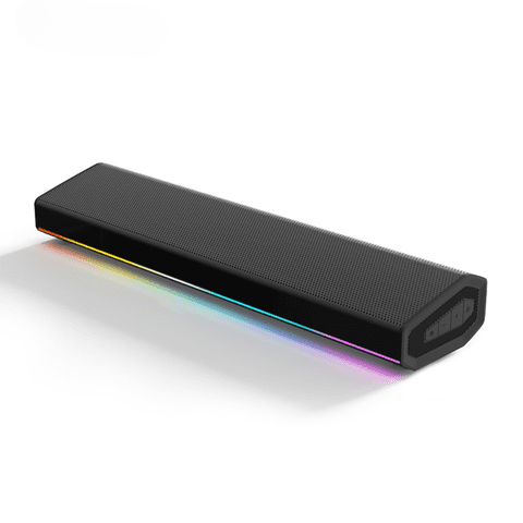 Novystor - Barra De Sonido Parlante Inalámbrico 5.3 Negro + Luces Rgb