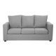 thumbnail image 2 of Set Living Turín 3 Cuerpos + 2 Pouf Tela Gris, 2 of 6