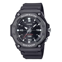 Casio - Reloj Análogo Para Hombre Standard Correa De Resina Dial Negro Quartz Mw-620H-1A 100M
