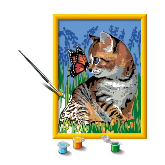 Kit de pintura por números Ravensburger CreArt Best Friends a partir de 9 años