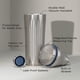 thumbnail image 2 of Coctelera Cocktail Shaker Diamond Edition 828 Ml De Acero Inoxidable, 2 of 9