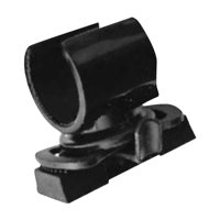 Ioensy - Abrazadera Negra Fácil De La Linterna De La Instalación De Los Accesorios Del Soporte De La Linterna Del Casco